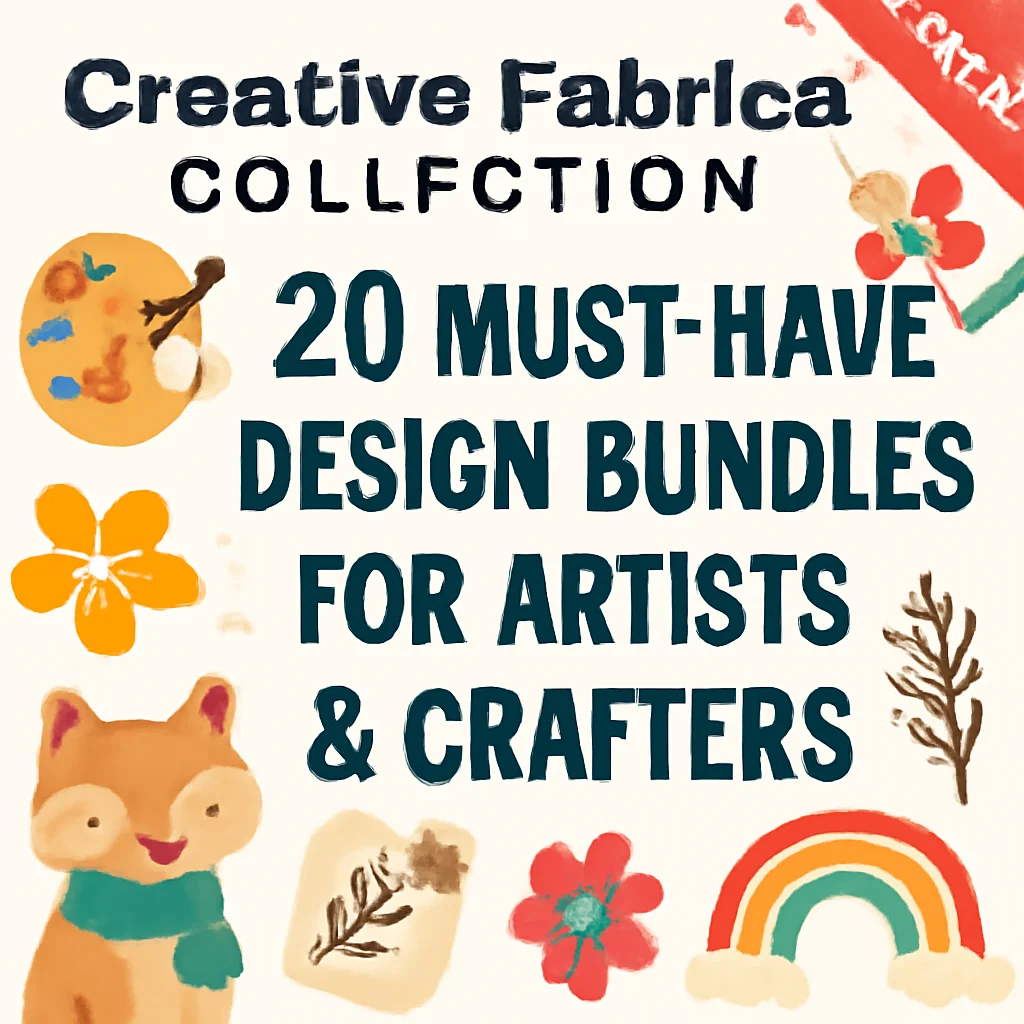 Creative Fabrica Collection Part 10: 20 Must-Have Design Bundles for Artists & Crafters 🎨