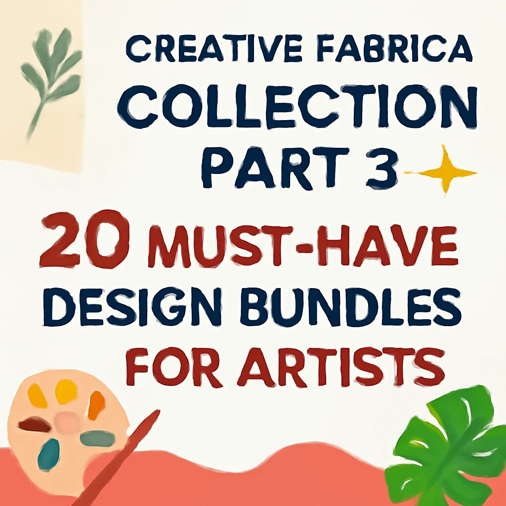 Creative Fabrica Collection Part 3: 20 Must-Have Design Bundles for Artists ✨