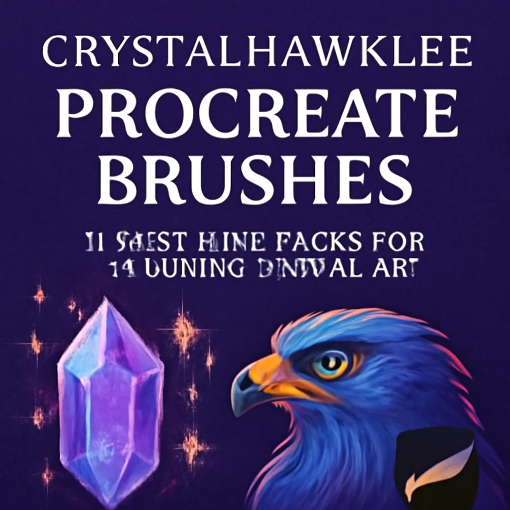 crystalhawklee procreate brushes 11 must have packs for stun 938