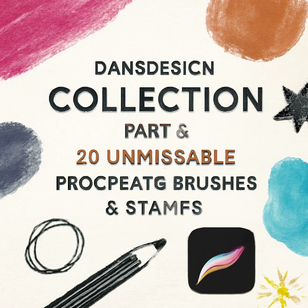 Dansdesign Collection Part 9: 20 Best Procreate Brush Packs for Digital Artists 🎨✨