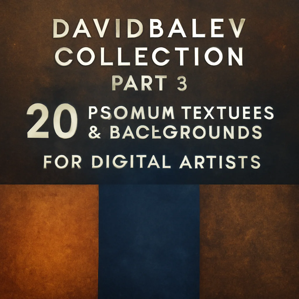 DavidBalev Collection Part 3: 20 Premium Textures & Backgrounds for Digital Artists