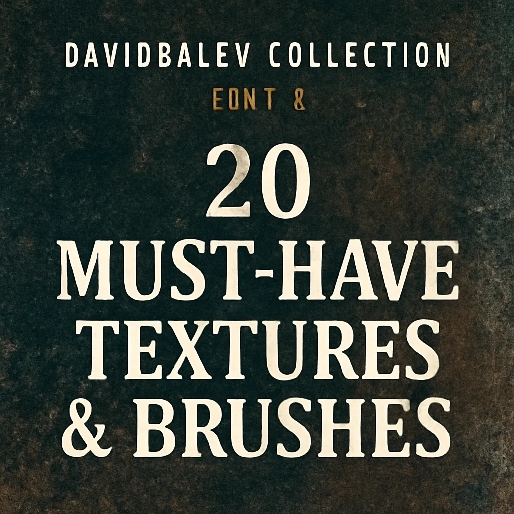 DavidBalev Collection Part 4: 20 Must-Have Textures & Brushes