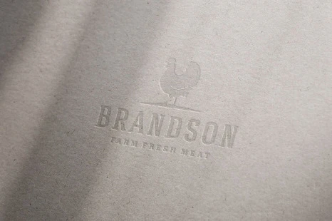 Debossed Concrete Logo Mockup 12 debossed concrete logo mockup8