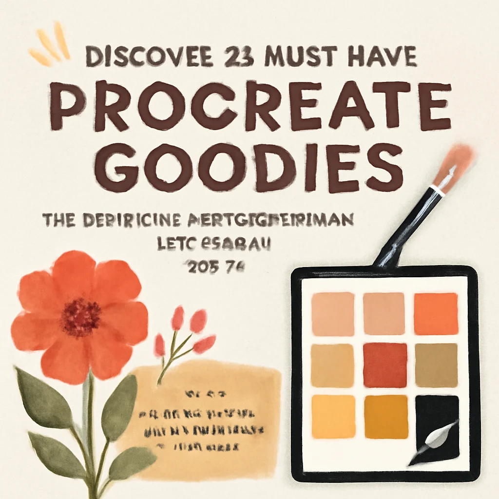 Discover 20 Must-Have Procreate Goodies in the beautifulhandmadeart Collection Part 9 🎨✨