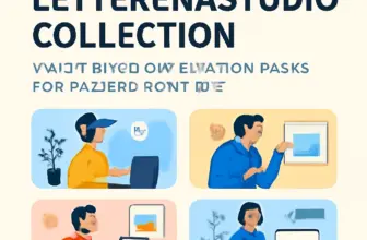 discover the letterenastudio collection 9 flat design illust 1196