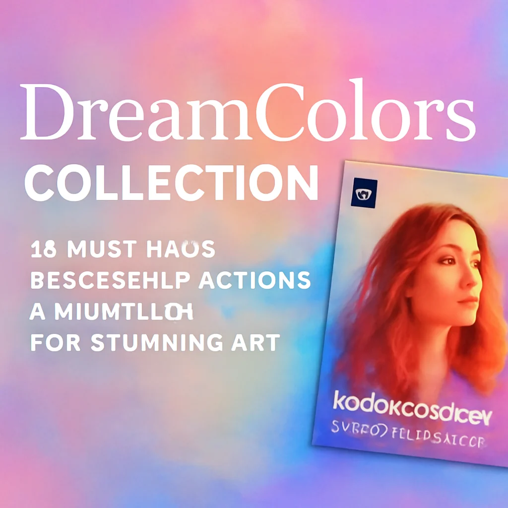 DreamColors 收藏集：12 款必备 Photoshop 动作与模板，打造惊艳艺术效果 ✨🎨
