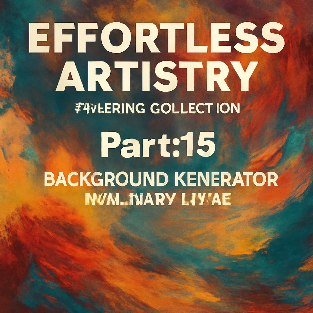 Effortless Artistry: nmc2010 Collection Part 15 Background Generator Photoshop Action 🎨