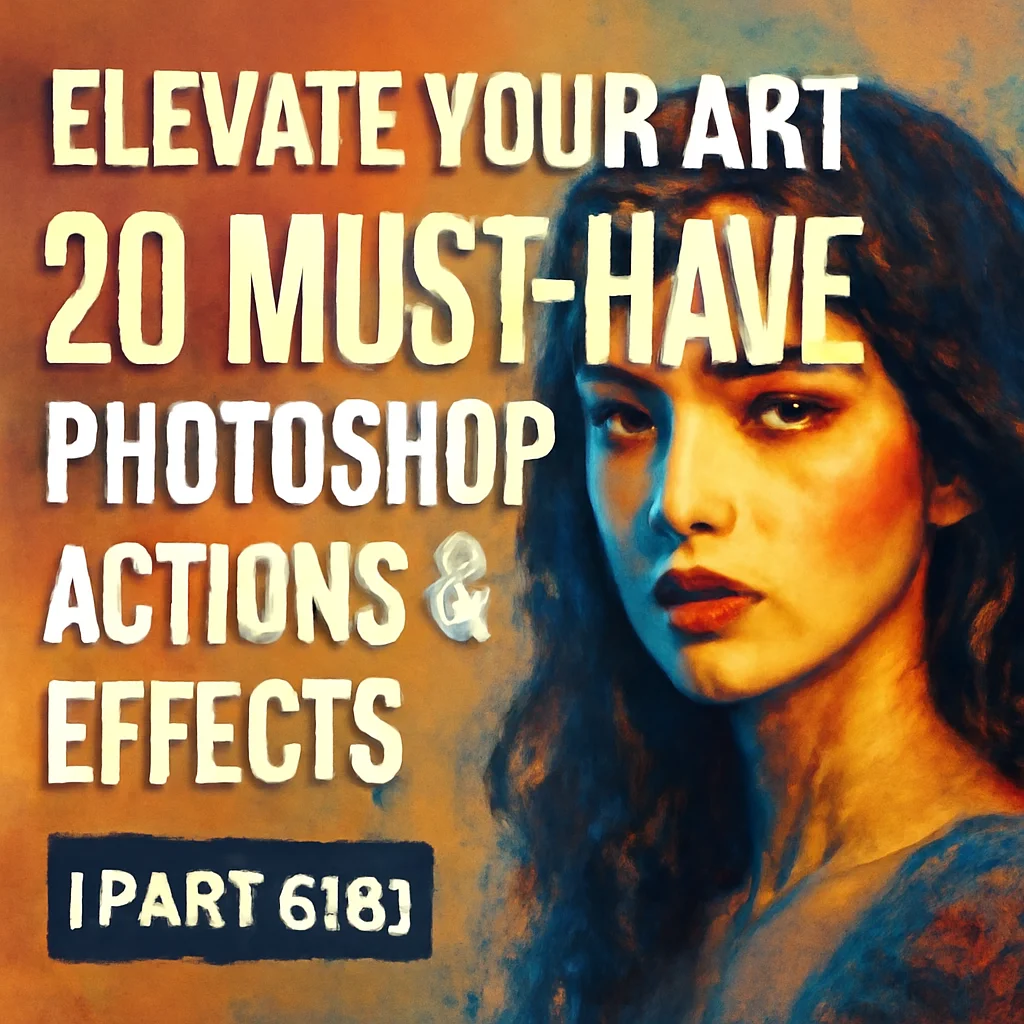 Unleash Your Creativity: 20 Must-Have Photoshop Actions & Effects (Part 320)