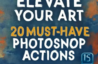 elevate your art 20 must have photoshop actions from brushes 806