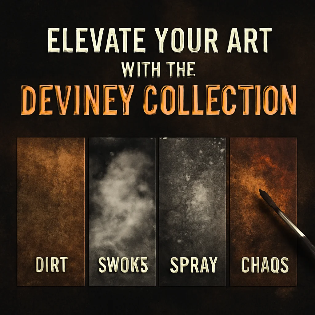 Elevate Your Art with the deviney Collection: Dirt, Smoke, Spray, and Chaos! 🎨✨