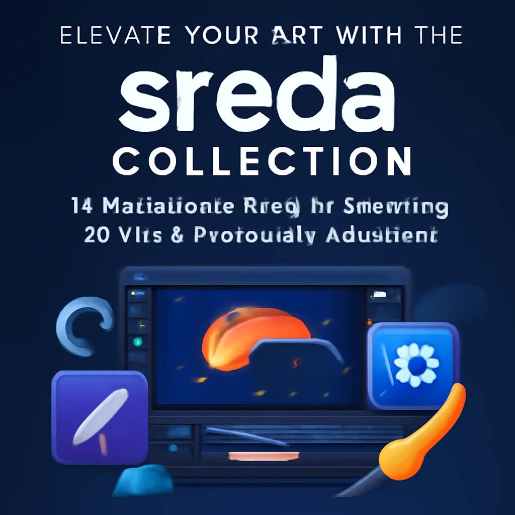 Elevate Your Art with the sreda Collection: 14 Must-Have Tools for Stunning 2D VFX & Photoshop Animations