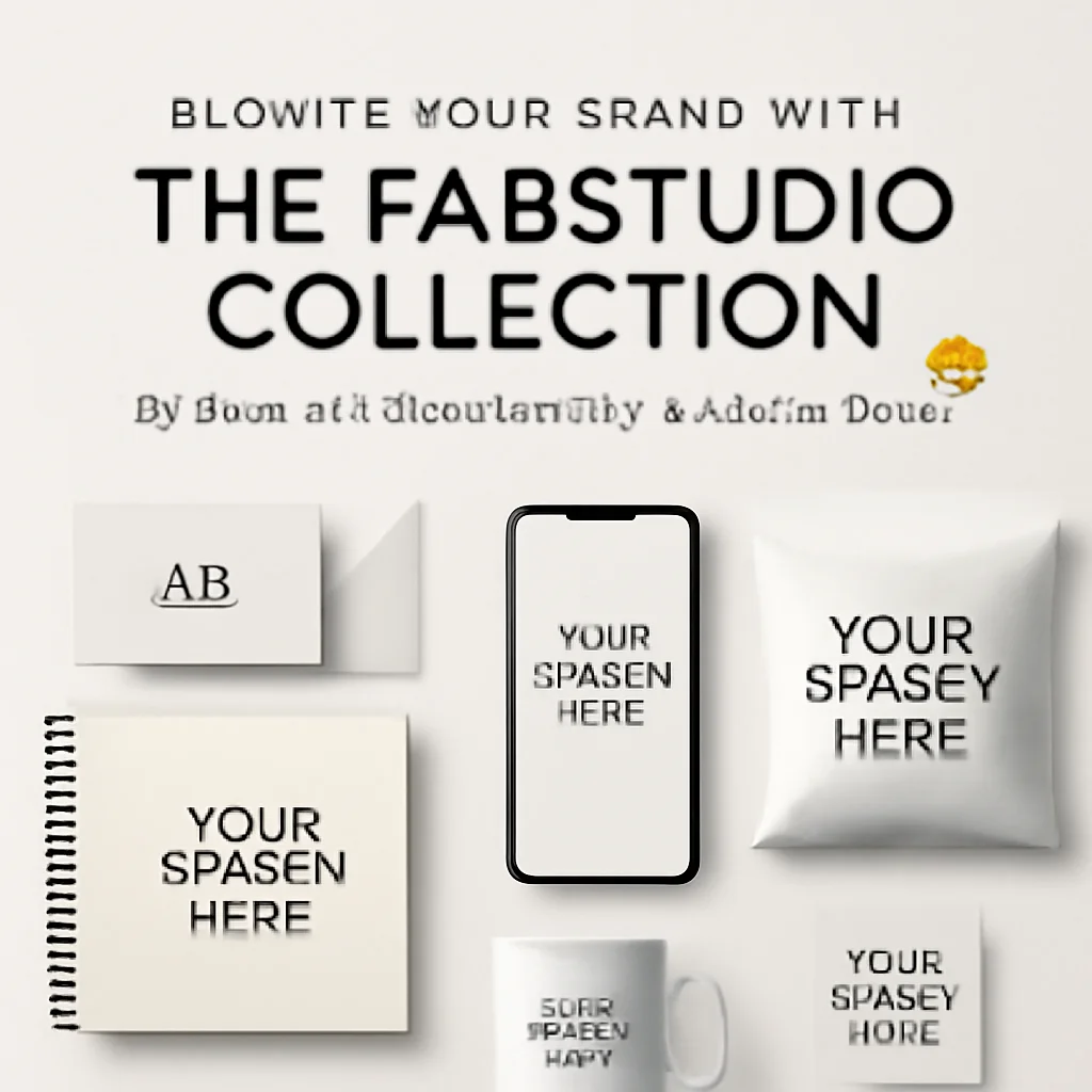 Elevate Your Brand with the fabstudio Collection: 19 Premium Mockups Every Designer Needs 🎨✨
