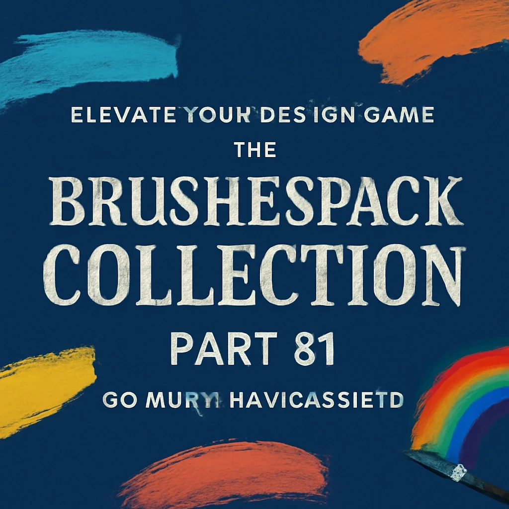 提升你的设计水准：Brushespack系列第81期 – 20款必备素材 🎨