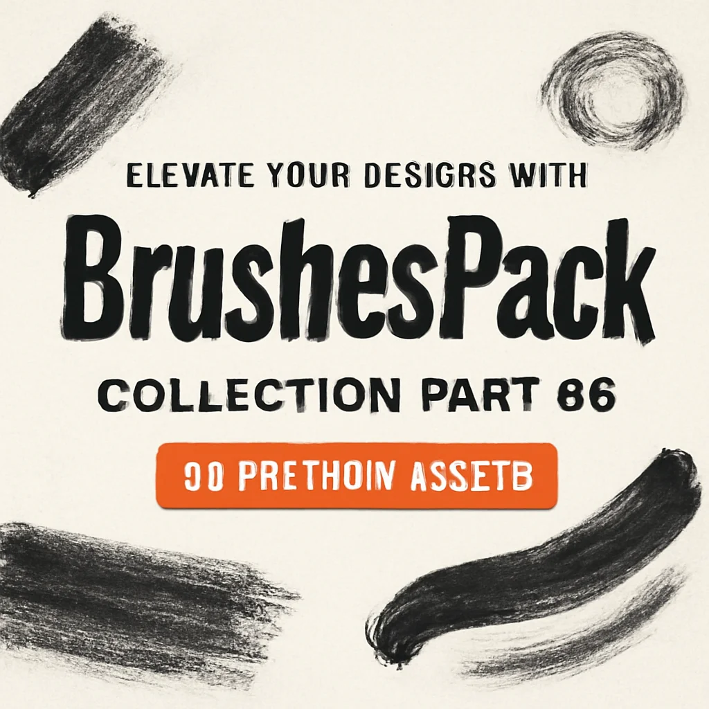 20 Fresh Digital Gems from Brushespack Collection Part 99: Fonts & Graphics Galore 🎨