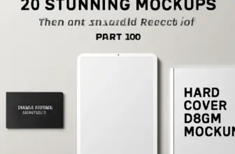 elevate your portfolio 20 stunning mockups from brushespack 715