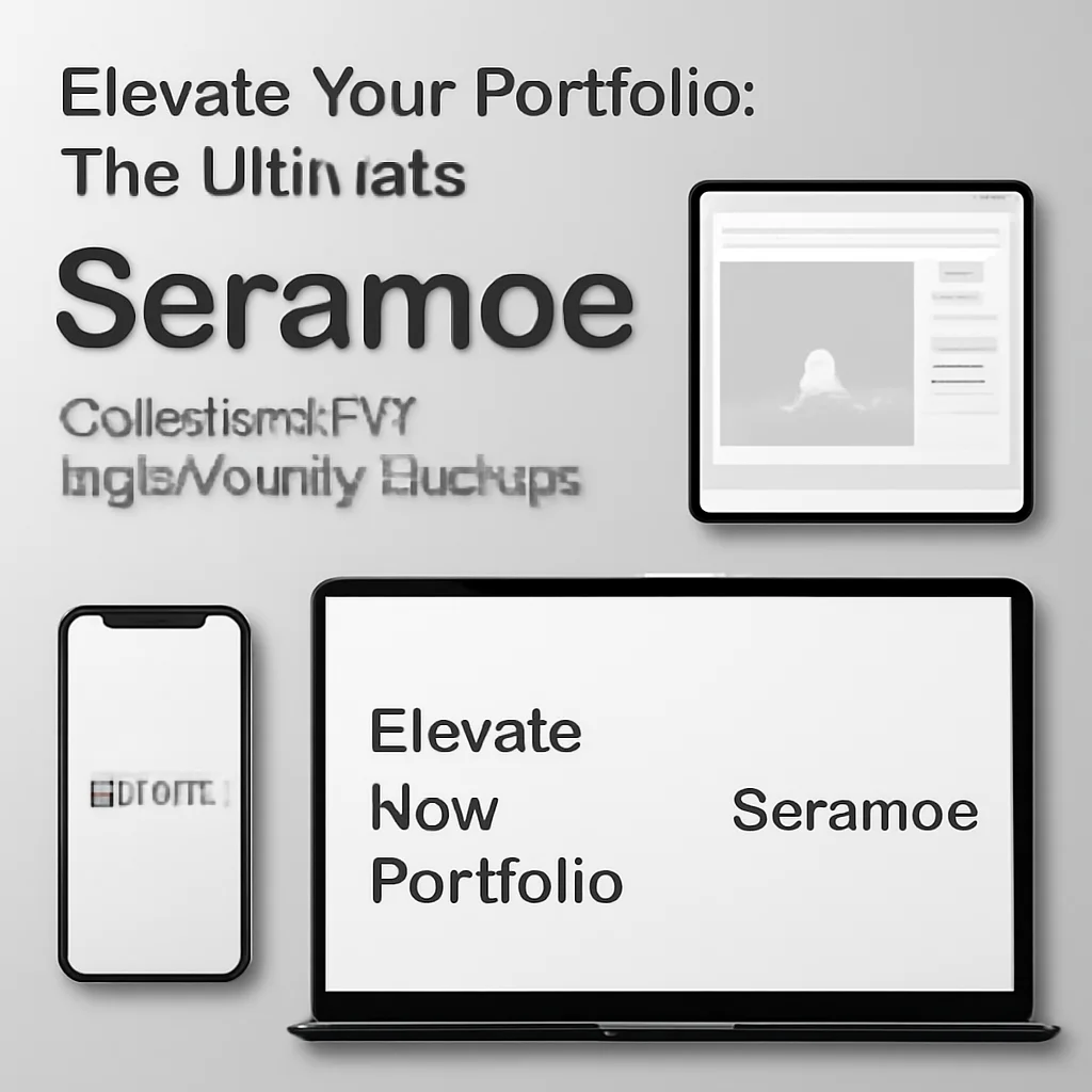 Elevate Your Portfolio: The Ultimate Seramoe Collection of 11 High-Quality Mockups 🚀