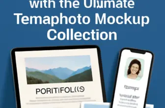 elevate your portfolio with the ultimate temaphoto mockup co 354