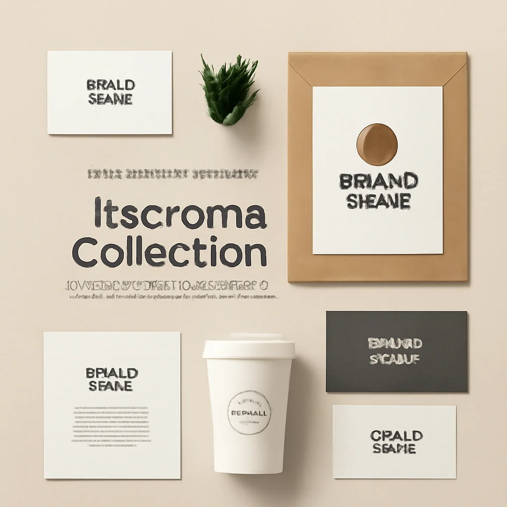 Elevate Your Portfolio with the itscroma Collection: 7 Realistic Mockups for Branding & Design 🎨