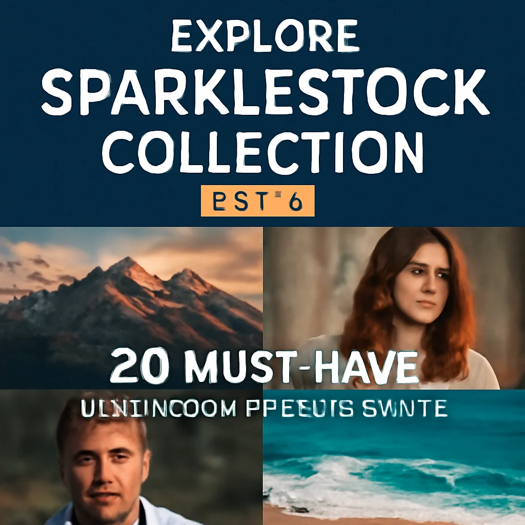 Explore SparkleStock Collection Part 3: 20 Must-Have Lightroom Presets & LUTs