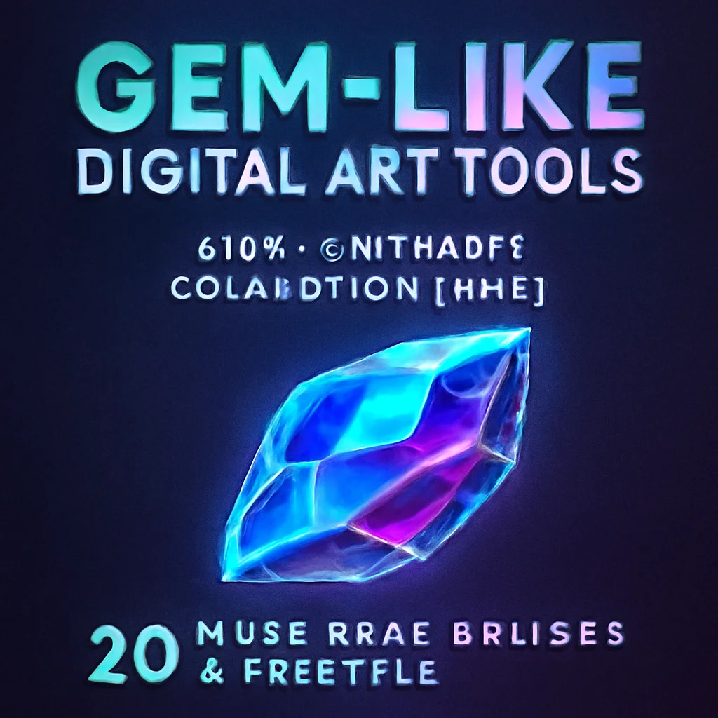 Gem-Like Digital Art Tools: aloe_wannaart Collection Part 1 (20 Must-Have Brushes & Palettes)