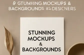 indahcreative collection 6 stunning mockups backgrounds for 1108