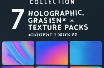 jessemakes collection 7 holographic gradient texture packs 177