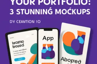 level up your portfolio 3 stunning mockups by sizimon id par 328