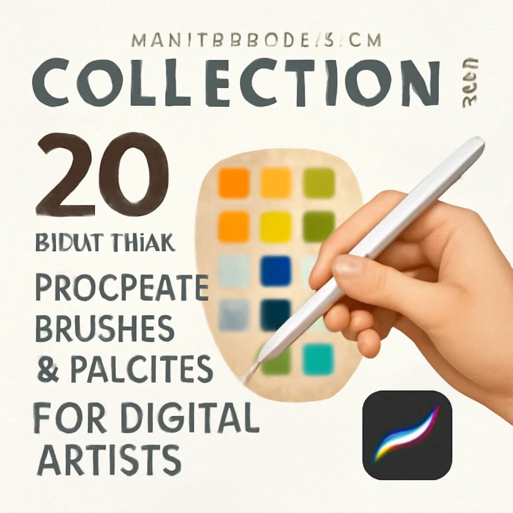 MiniTrezoDesign Collection Part 3: 20 Must-Have Procreate Brushes & Palettes for Digital Artists