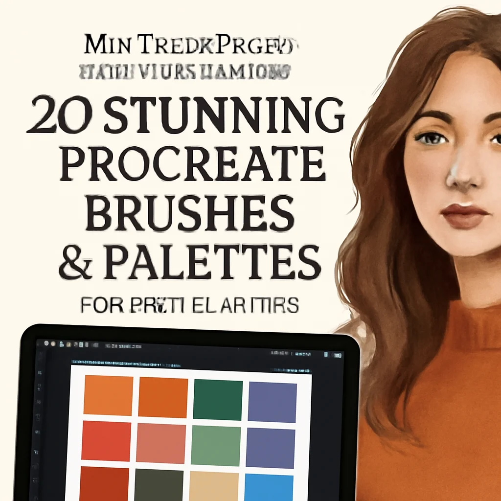 MiniTrezoDesign Collection Part 7: 20 Stunning Procreate Brushes & Palettes for Digital Artists