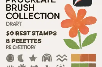 nanodog shop procreate brush collection part 1 20 best stamp 1289