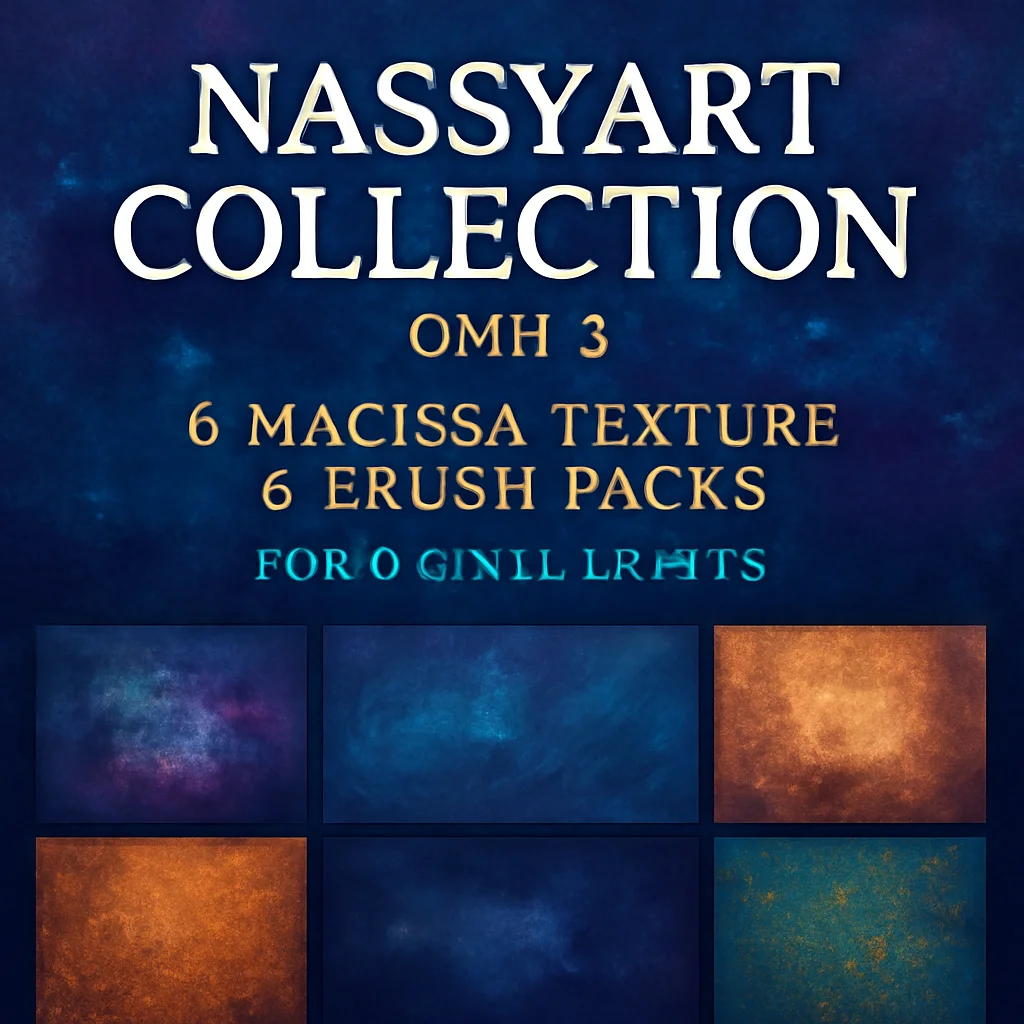 NassyArt Collection Part 3: 6 Magical Texture & Brush Packs for Digital Artists