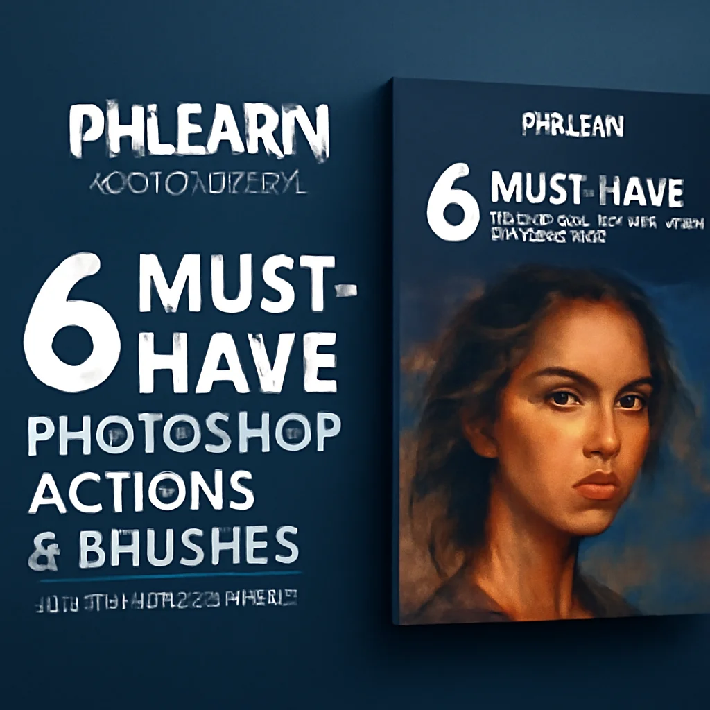 Phlearn Collection: 6 Must-Have Photoshop Actions & Brushes for Digital Artists
