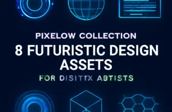 pixflow collection part 2 8 futuristic design assets for dig 286