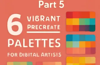 poyjazz collection part 5 6 vibrant procreate palettes for d 292