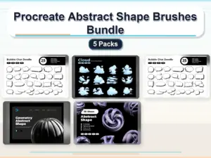procreate abstract shape brushes bundle 5 packs collage d7f53633 1779181588
