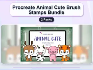 procreate animal cute brush stamps bundle 2 packs collage 5c290bba 1779182685