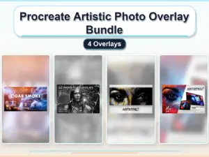 procreate artistic photo overlay bundle 4 overlays collage dd901695 1779182897