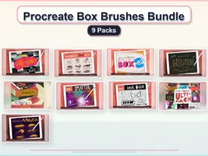 procreate box brushes bundle 9 packs collage 9d1b3b55 1779182299