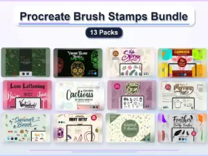 procreate brush stamps bundle 13 packs collage 95f9cb29 1779183076
