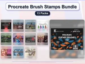 procreate brush stamps bundle 13 packs collage b7e30eb0 1779182873