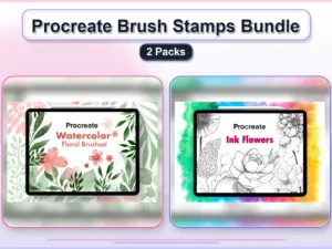 procreate brush stamps bundle 2 packs collage 96ba10b1 1779182395