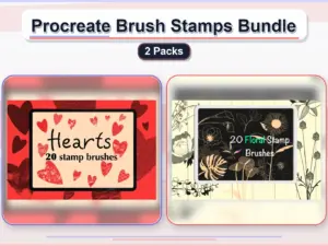 procreate brush stamps bundle 2 packs collage dc915e9f 1779182136