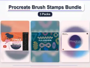 procreate brush stamps bundle 3 packs collage 28ccd211 1779182060
