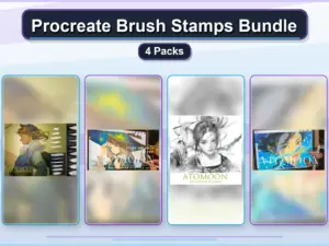 procreate brush stamps bundle 4 packs collage 659b33c9 1779182228