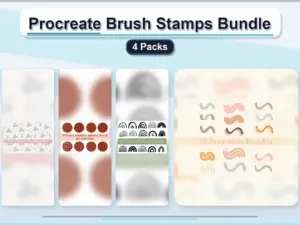 procreate brush stamps bundle 4 packs collage ca55cbdd 1779183518