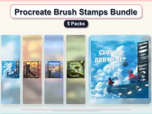 procreate brush stamps bundle 5 packs collage f2ce8ece 1779182409