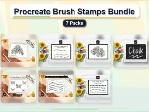 procreate brush stamps bundle 7 packs collage 0fbbb418 1779182052
