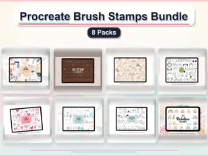 procreate brush stamps bundle 8 packs collage a8b19c7c 1779182177
