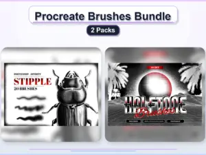 procreate brushes bundle 2 packs collage 104b186f 1779180908