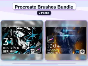 procreate brushes bundle 2 packs collage 48094306 1779182607
